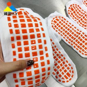 Anti-slip socks silicone ink