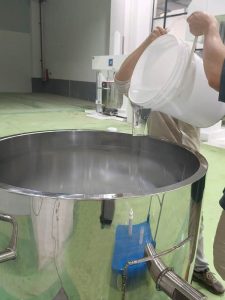 silicone ink production