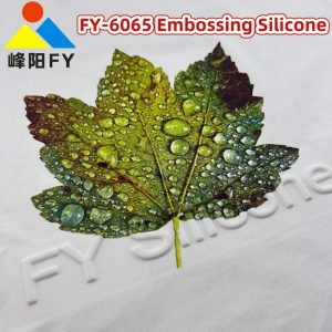 Embossing Silicone Screen Printing On Printed Fabric