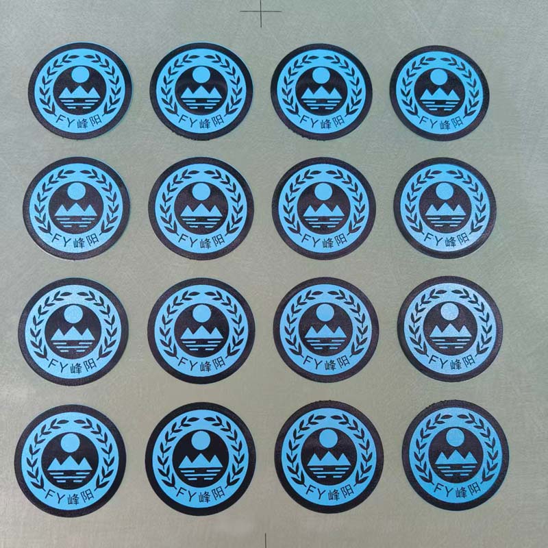 Forward silicone transfer printing on fabric