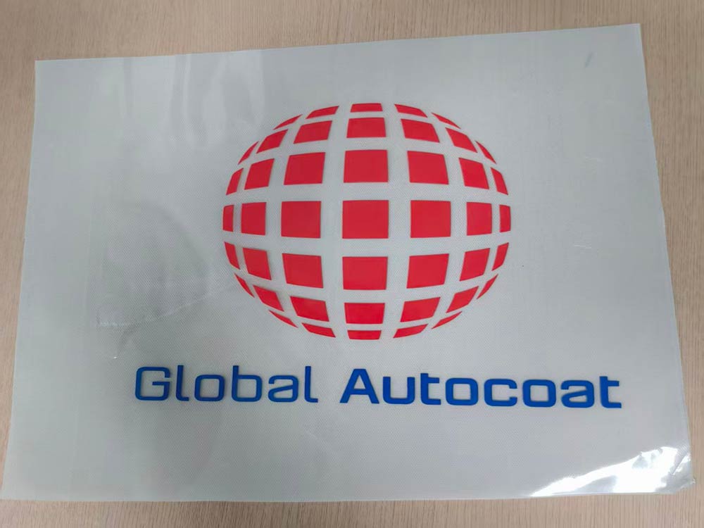 Double Colors Silicone Label Forward Heat Transfer